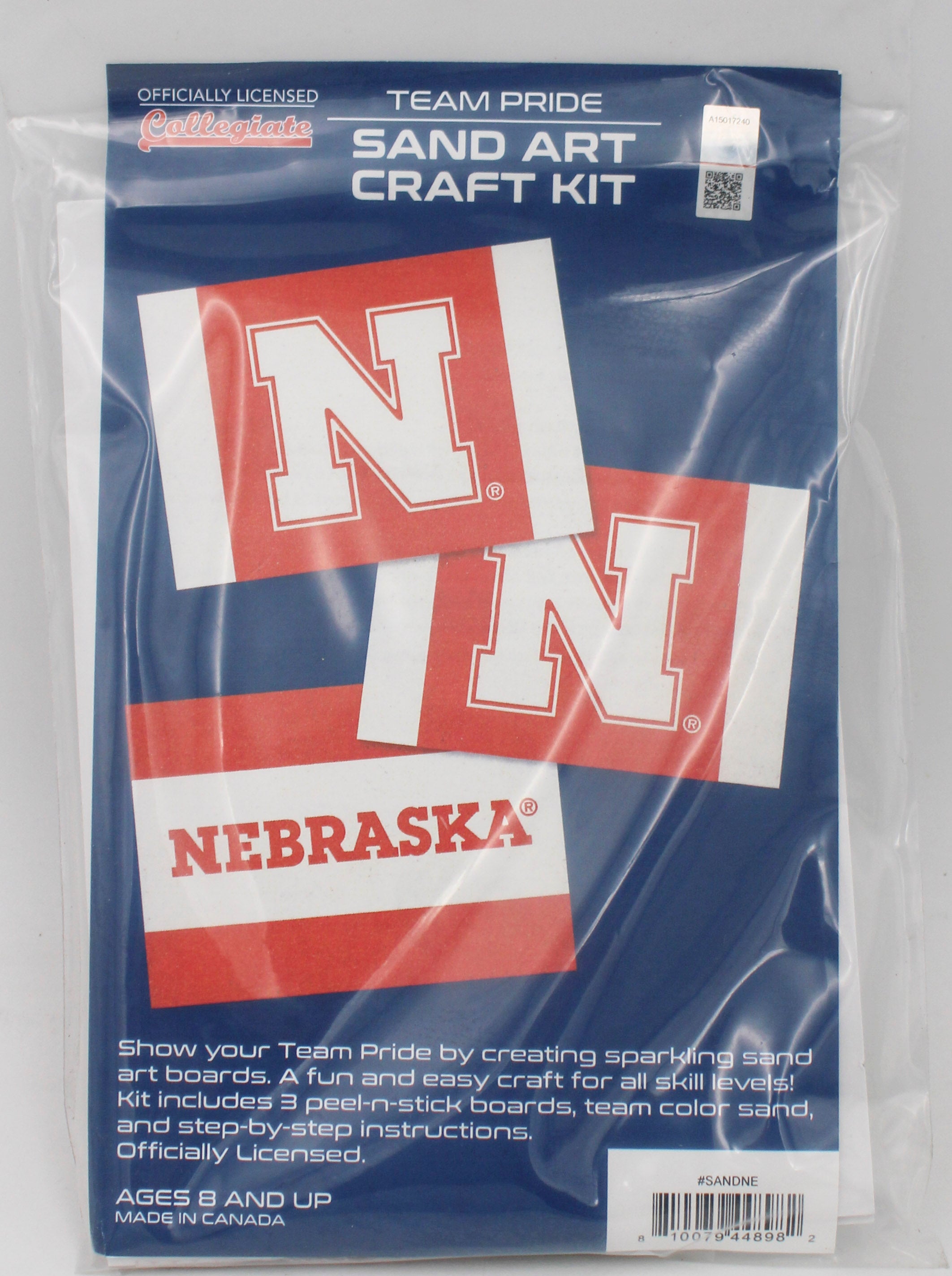 NCAA NEBRASKA CORNHUSKERS SAND ART CRAFT KIT