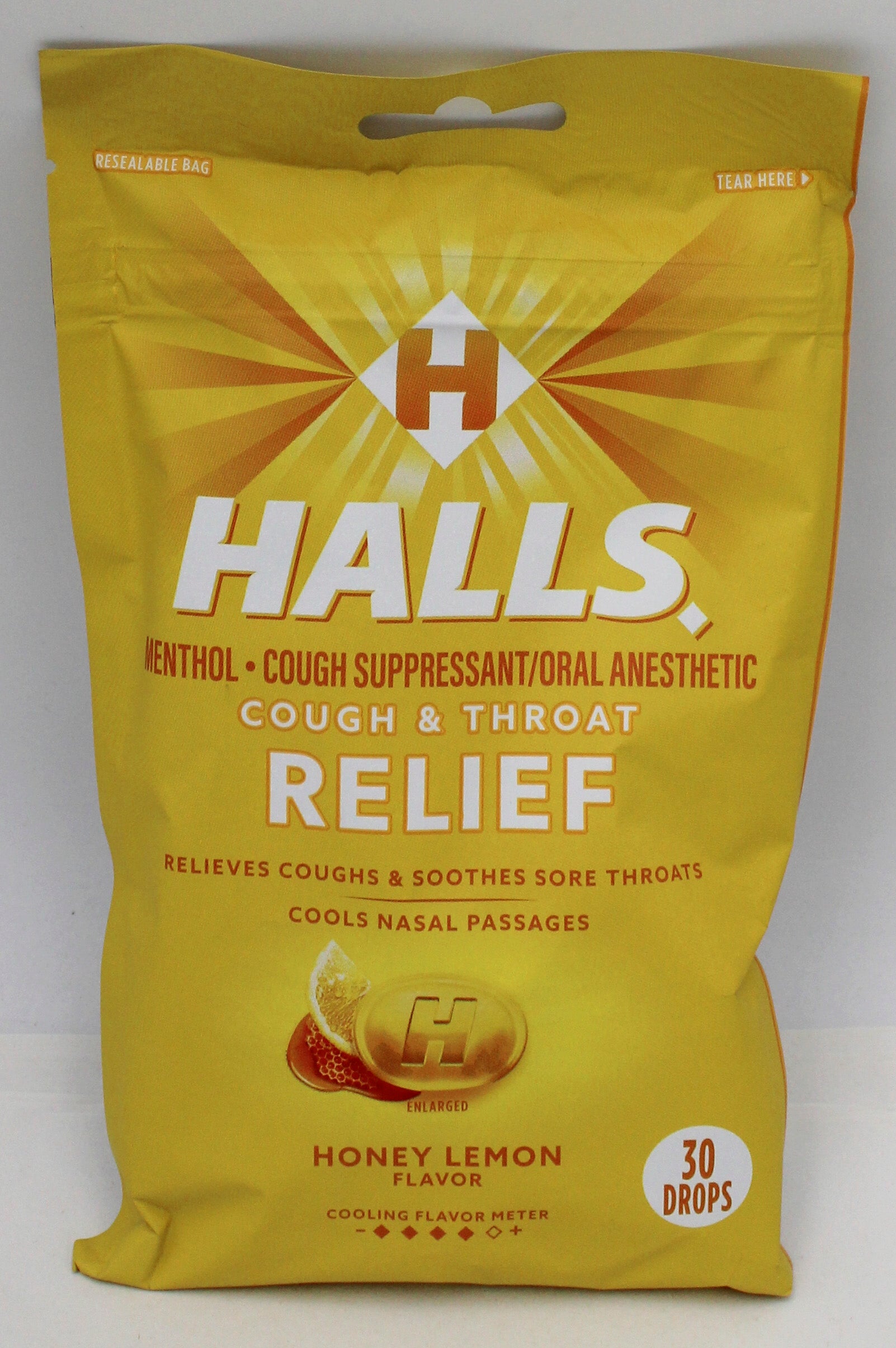 HALLS HONEY LEMON 30 PC BB 1/2/27