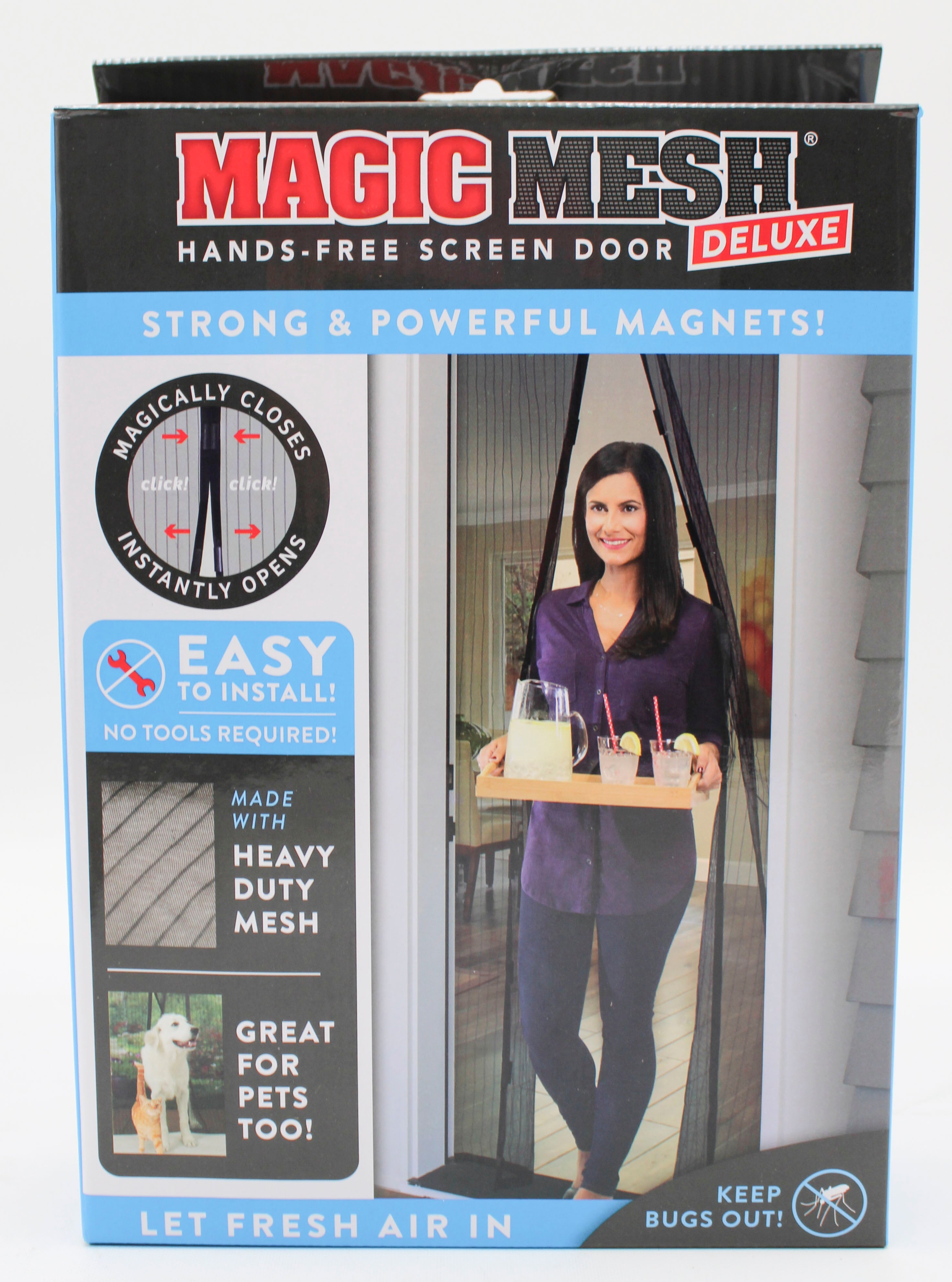 MAGIC MESH SCREEN DOOR CURTAIN NI