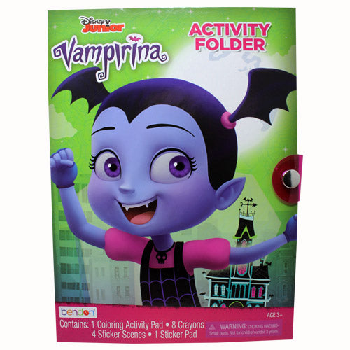 VAMPIRINA ACTVTY FOLDER W/CRAYONS