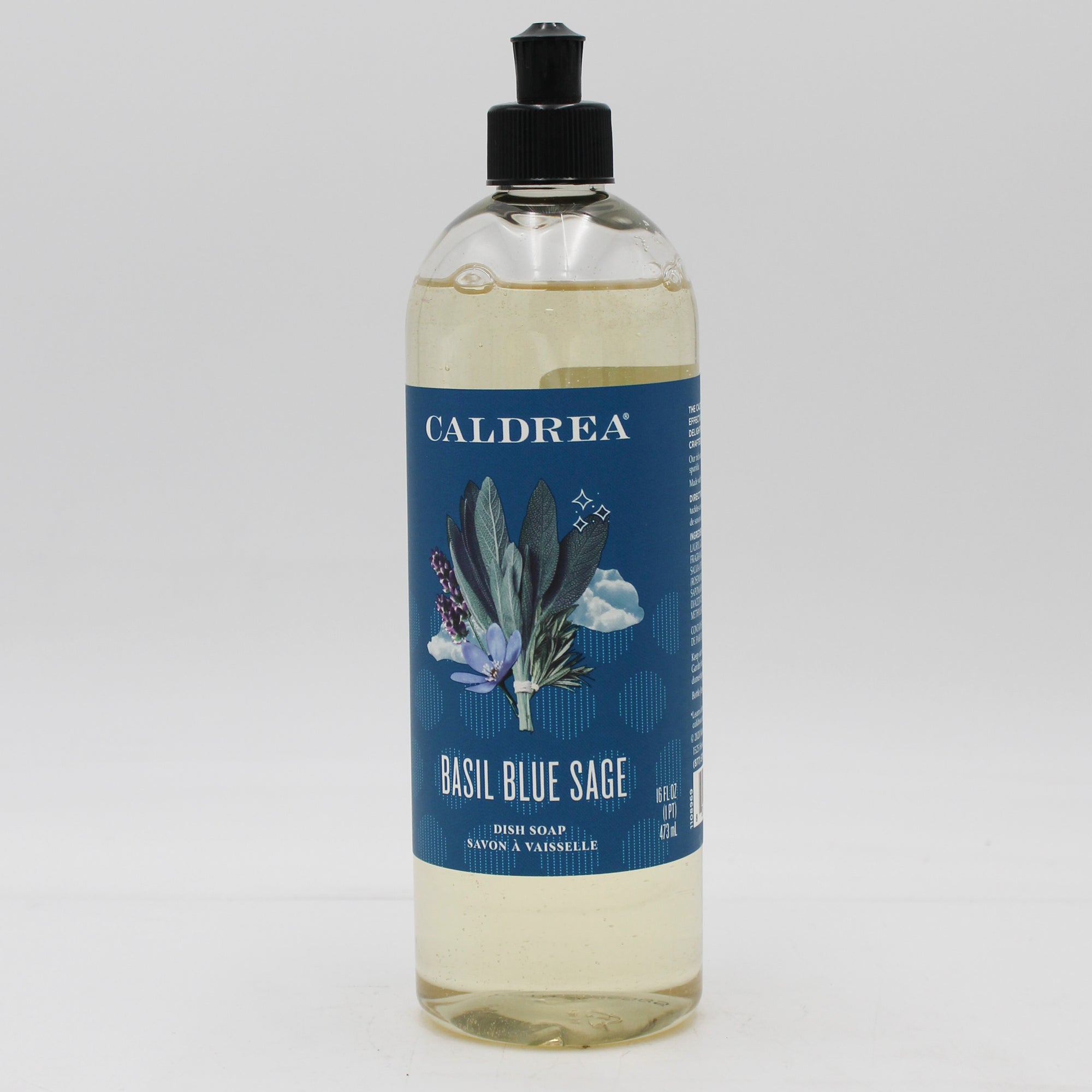 CALDREA DISH SOAP BASIL BLUE SAGE 16oz