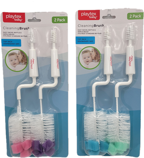 PLAYTEX SWIVEL CLEANING BRUSH 2PK
