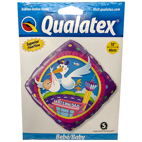 HELIUM FOIL BALLOON 18"-BABY/SPNISH.