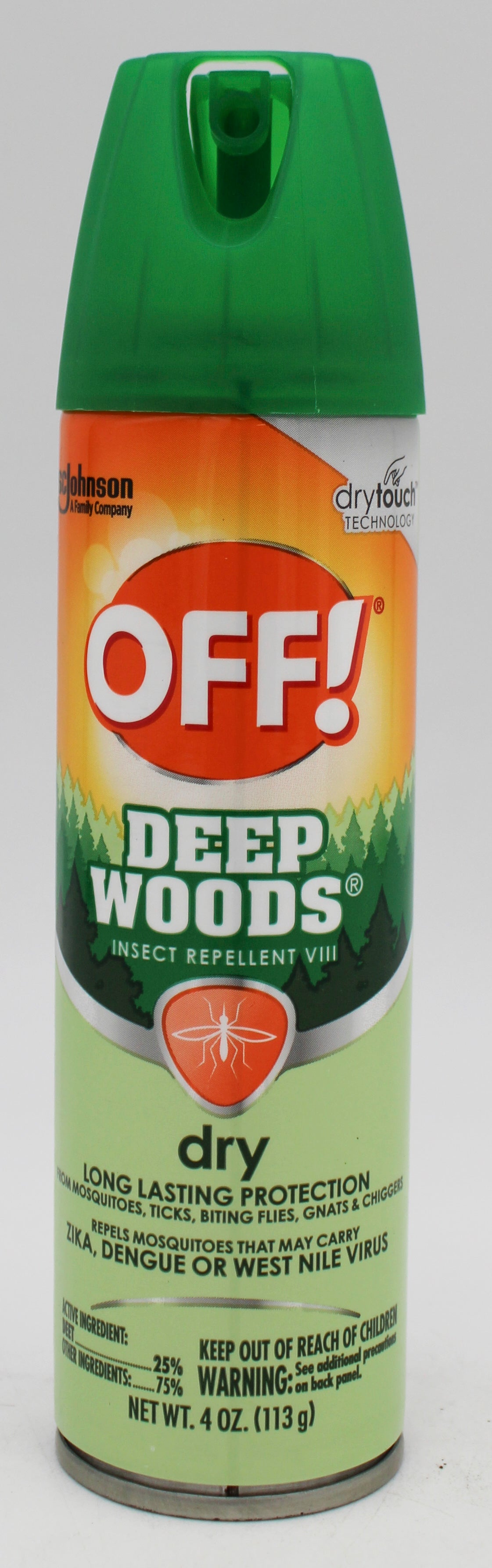 SP OFF! DEEP WOODS 4oz-DRY TOUCH ARESOL REPELLENT
