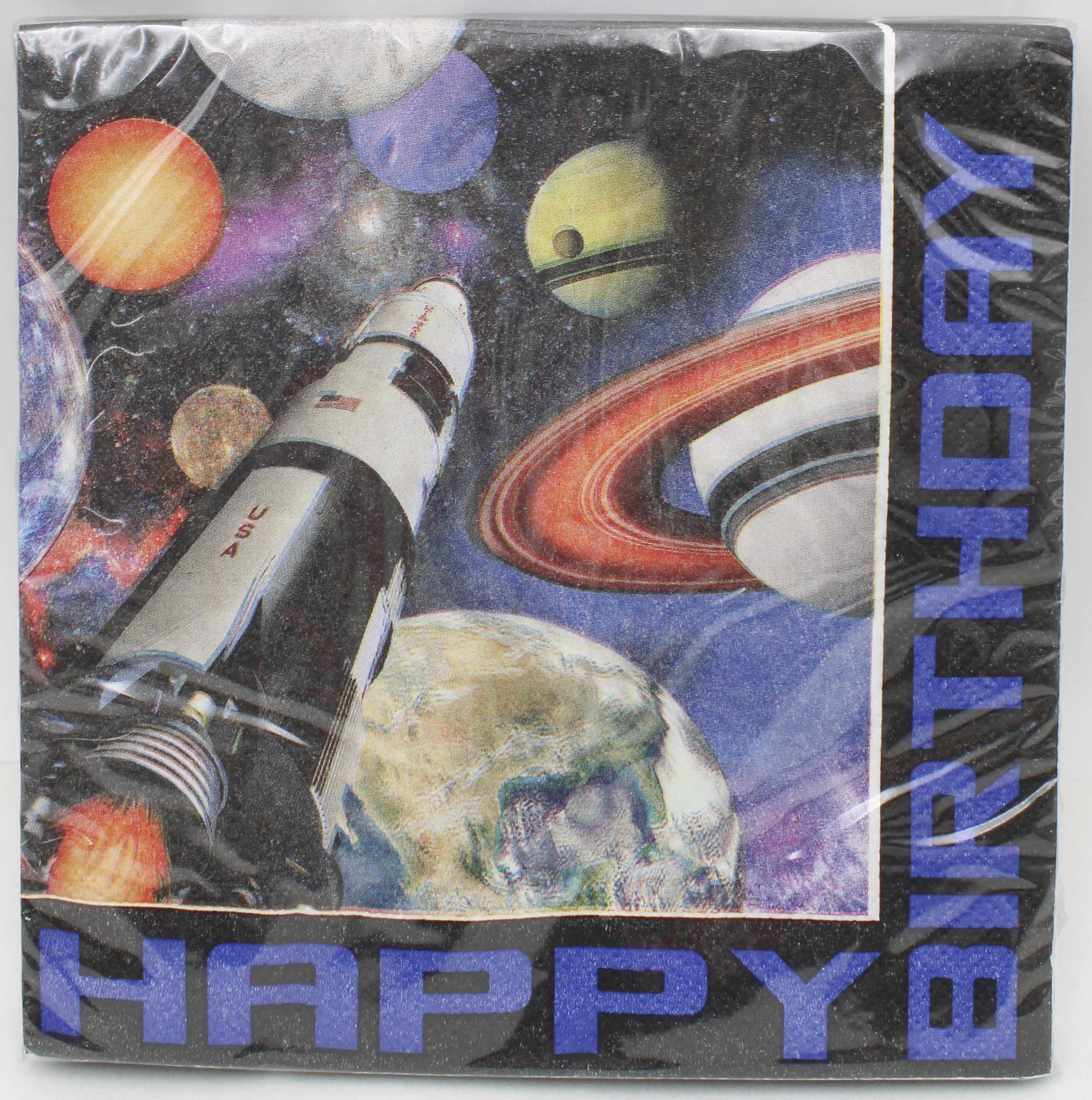 NAPKIN LUNCH 16CT 3P SPACE BLAST HBD