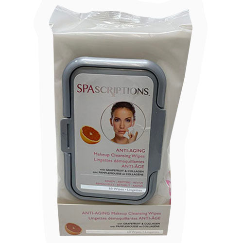 Makeup Cleansing Wipes Grapefruit 60ct Wholesale Pack