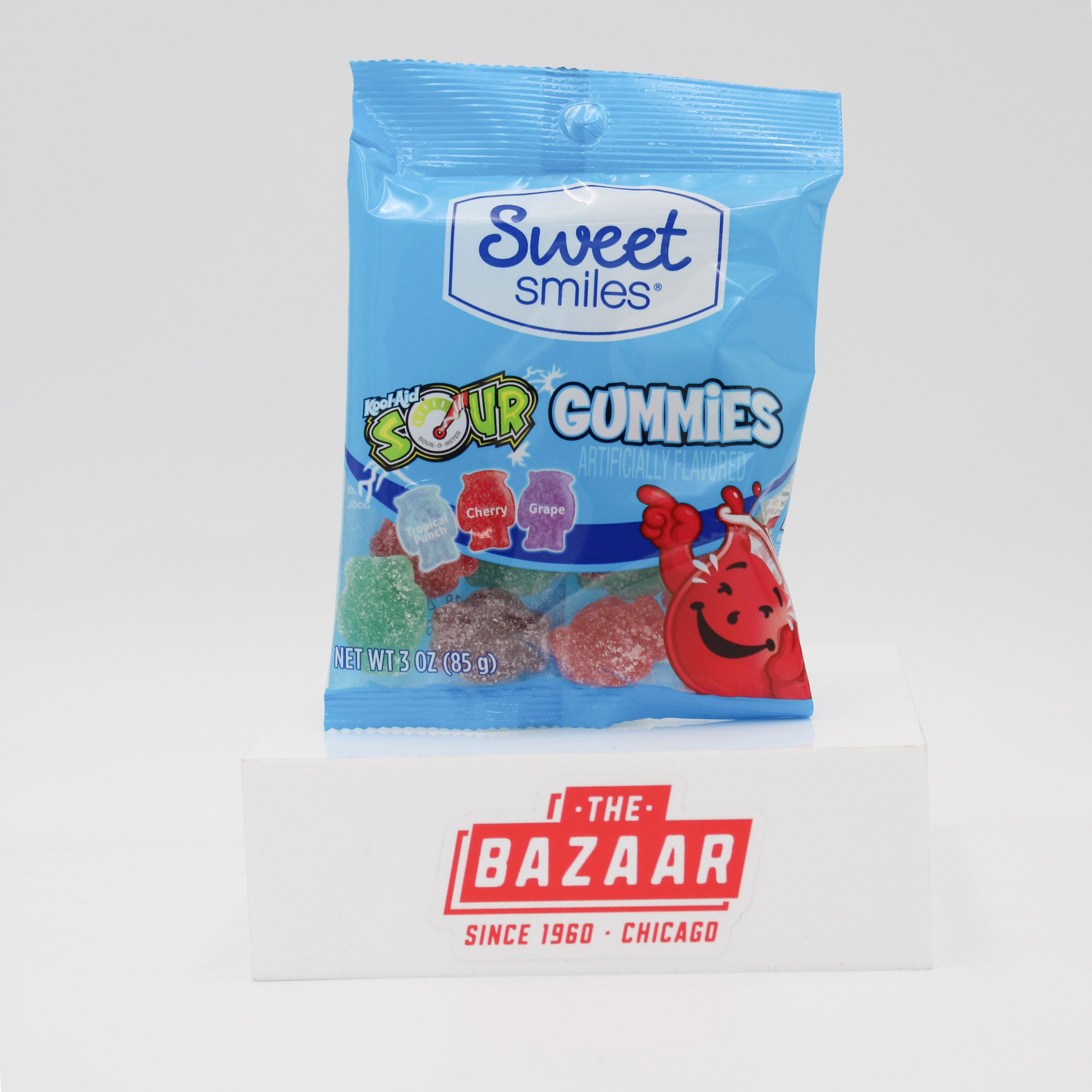 KOOL-AID SOUR SANDED GUMMY PEG BAG 3 OZ BEST BY 10/18/2025