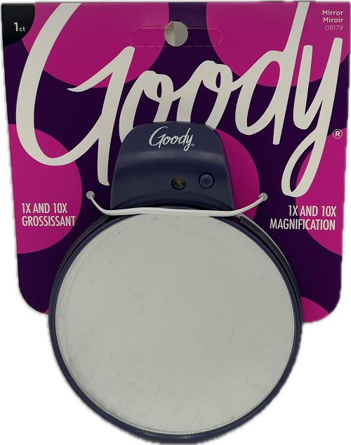 Goody Mirror Tweezer Set with Magnifier & Light, Purple
