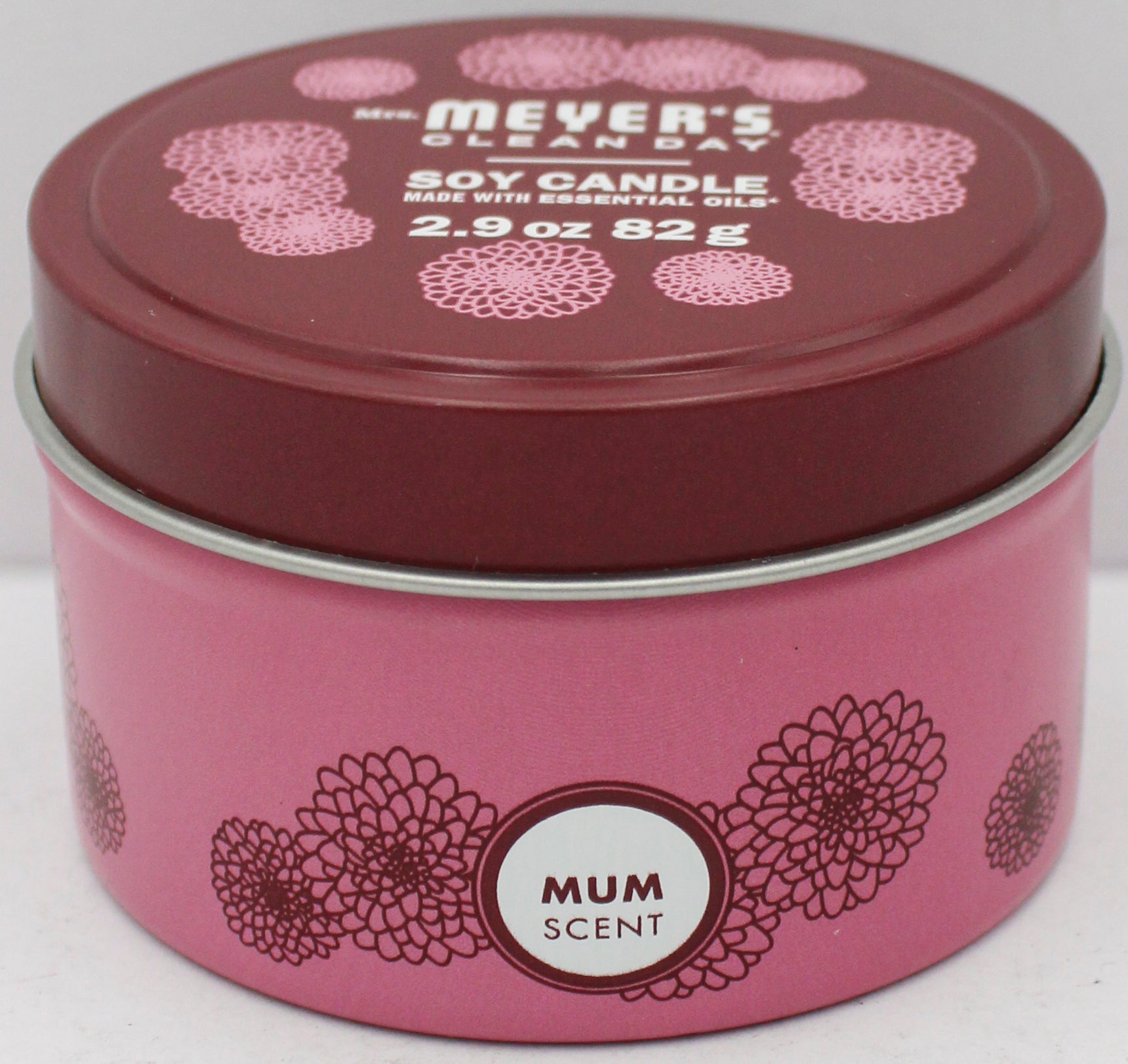 MRS MEYERS TIN CANDLE MUM 2.9oz US.