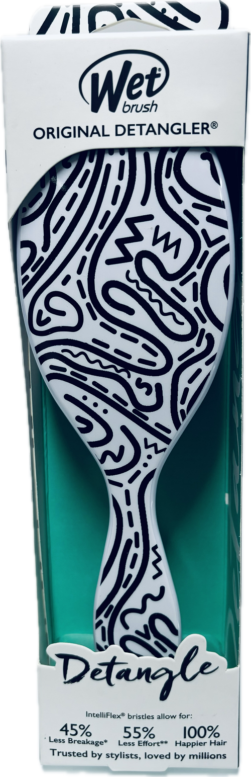 WET BRUSH OG'L ORIGINAL DETANGLER DETANGLE HIPSTER DOODLE NI