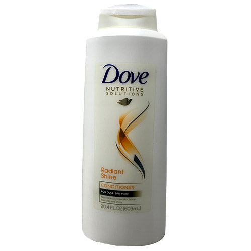 DOVE CONDTNR 20.4oz-RADIANT SHINE