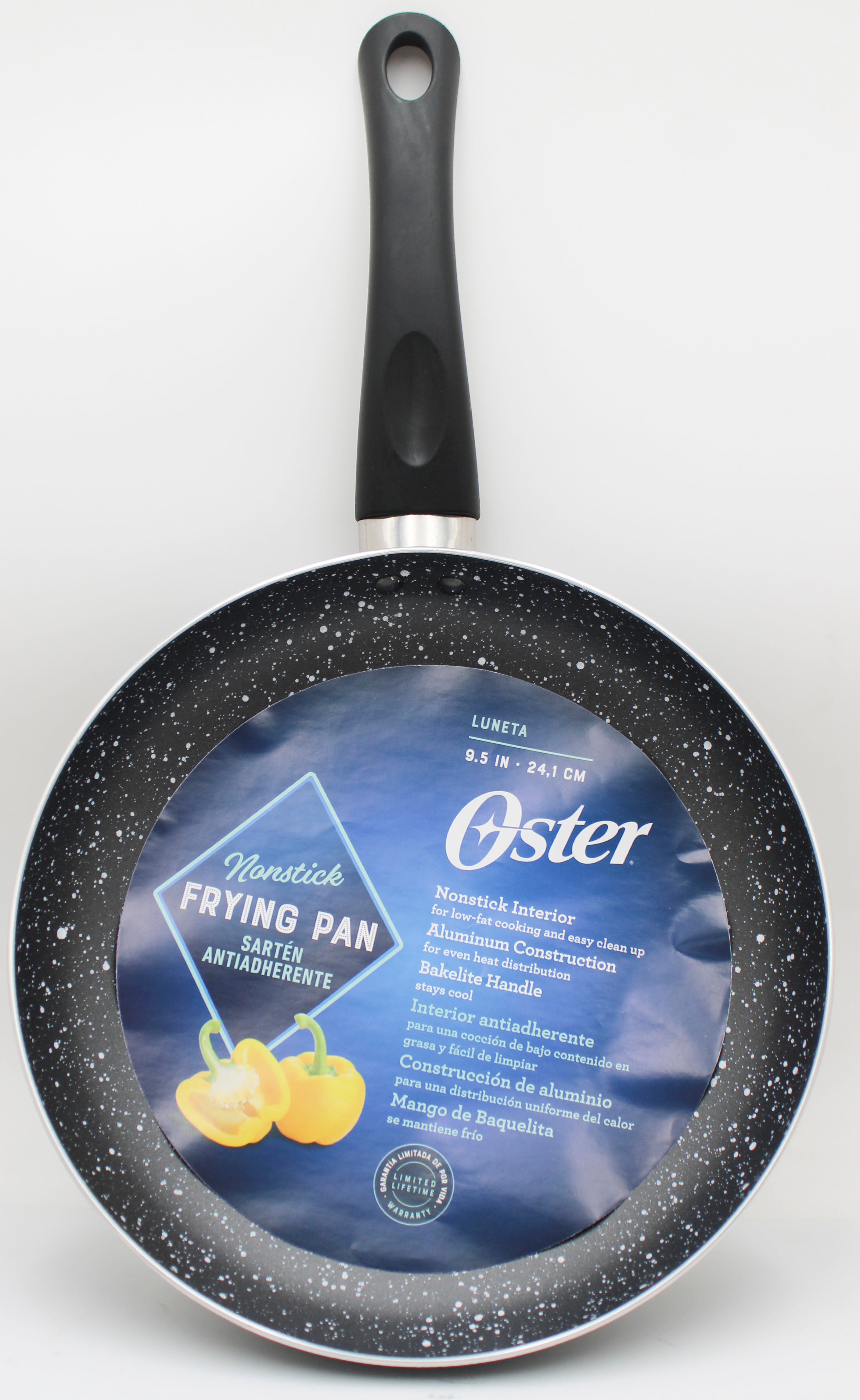 9.5in OSTER FRY PAN NS - BLACK IN