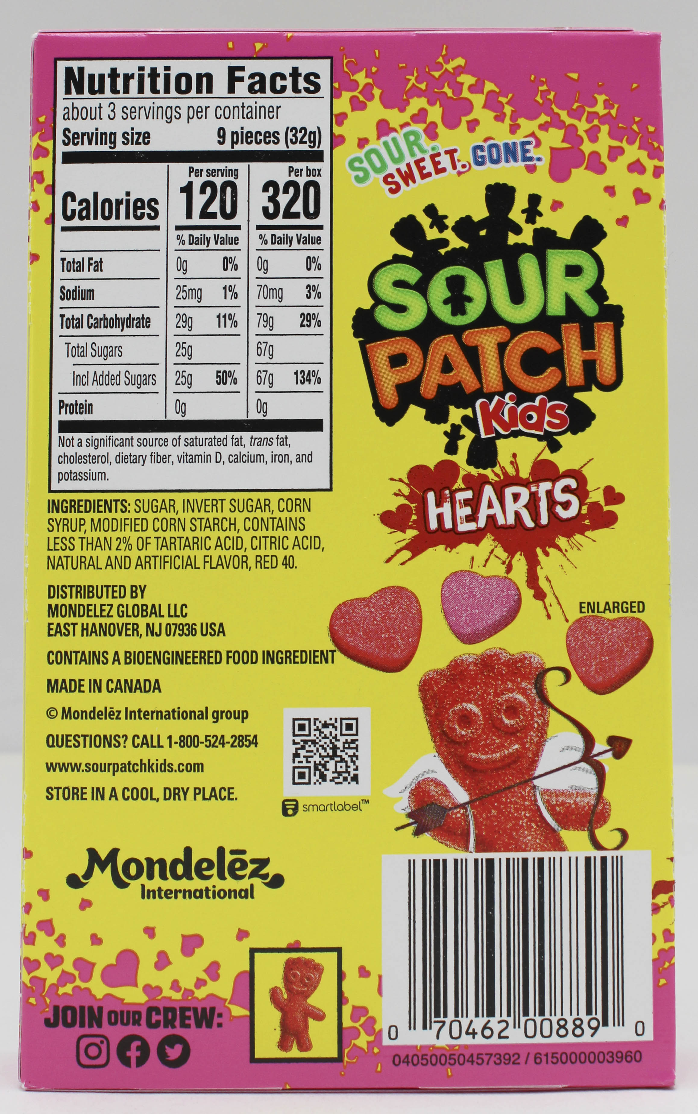 SOUR PATCH KIDS HEART THEATRE BOX 3.1 Oz BB 10/10/26