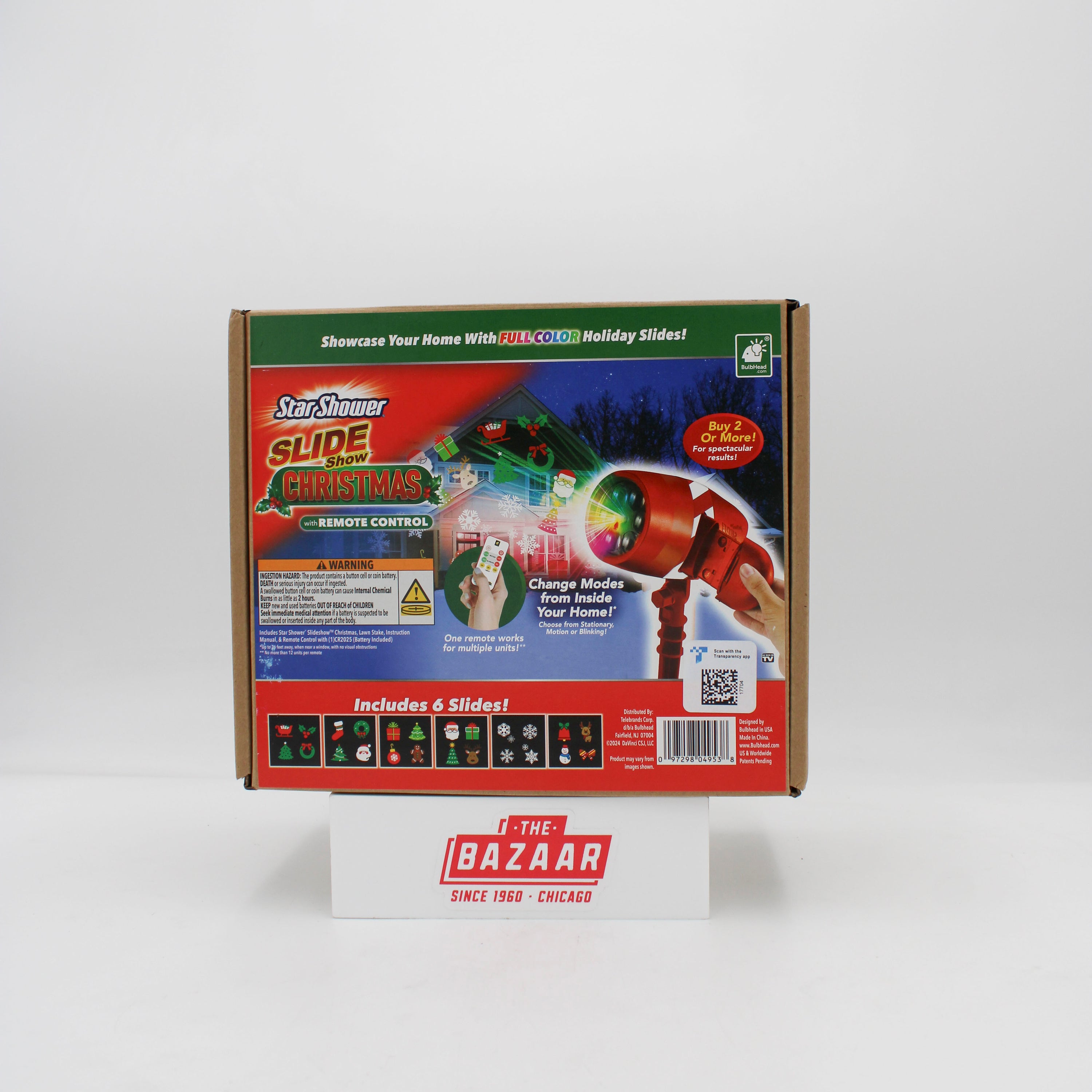 SP STAR SHOWER SLIDER SHOW CHRISTMAS W/CREMOTO CONTROL NI