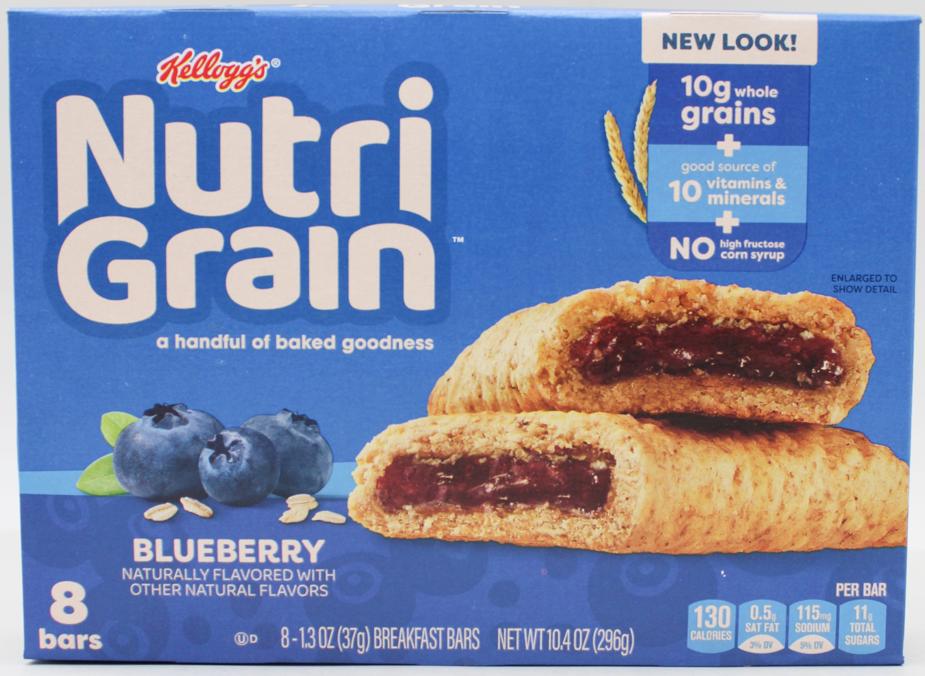 Nutri-Grain Blueberry Bars 8-Pack 10.4oz Wholesale