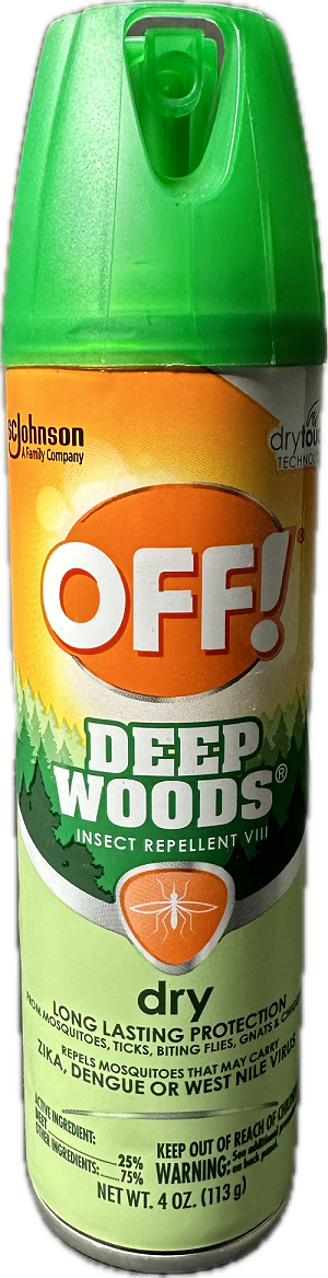 SP OFF! DEEP WOODS 4oz-DRY TOUCH ARESOL REPELLENT