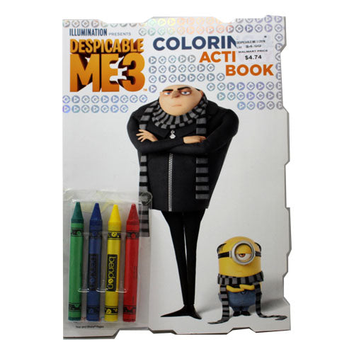DESPICABLE ME 3 COLOR/ACTVTY BOOK