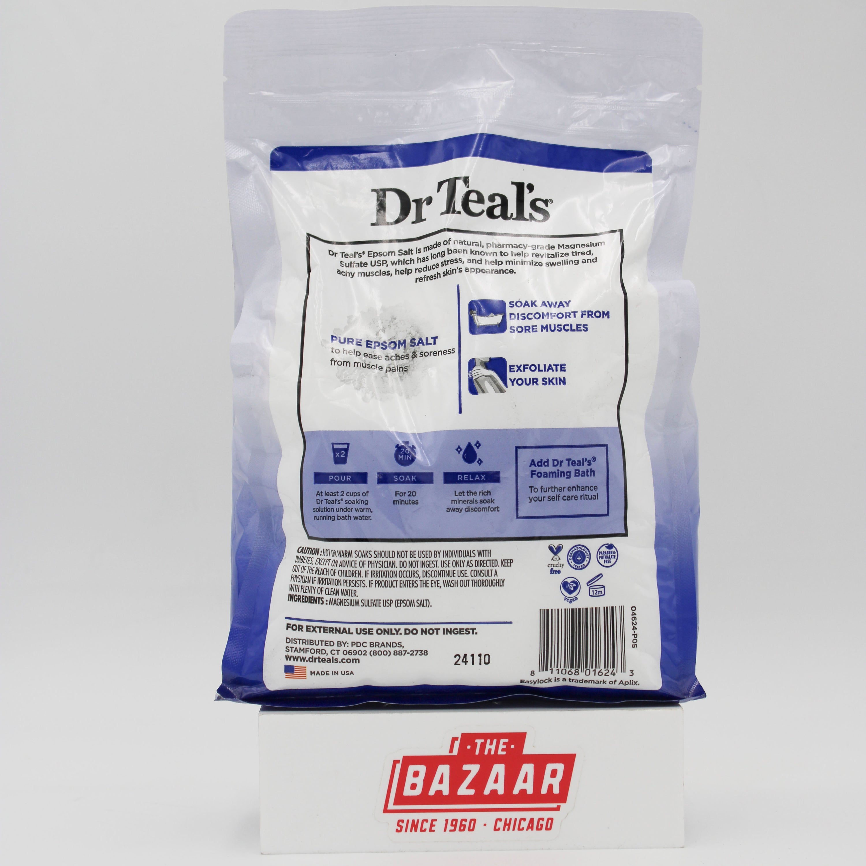 SP DR TEAL'S PURE EPSON SALT EASES ACHES & PAINS 4LBS NI