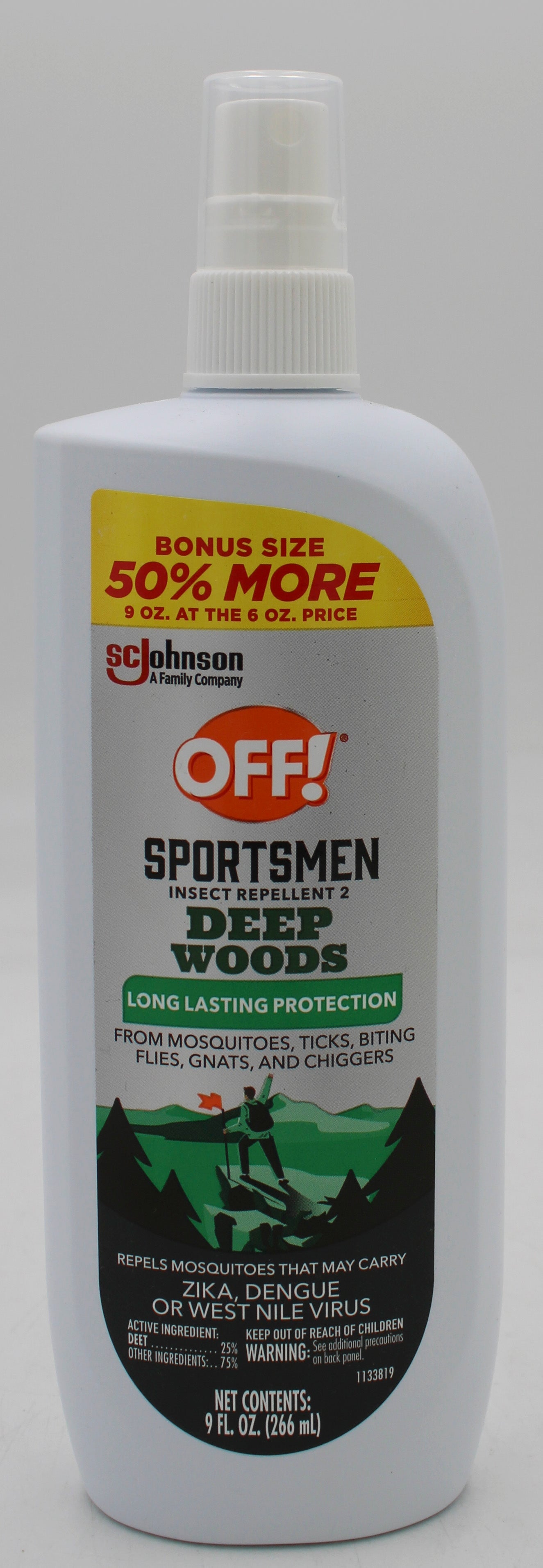 SP OFF SPORTSMEN INSECT REPELLENT DEEP WOODS 9oz