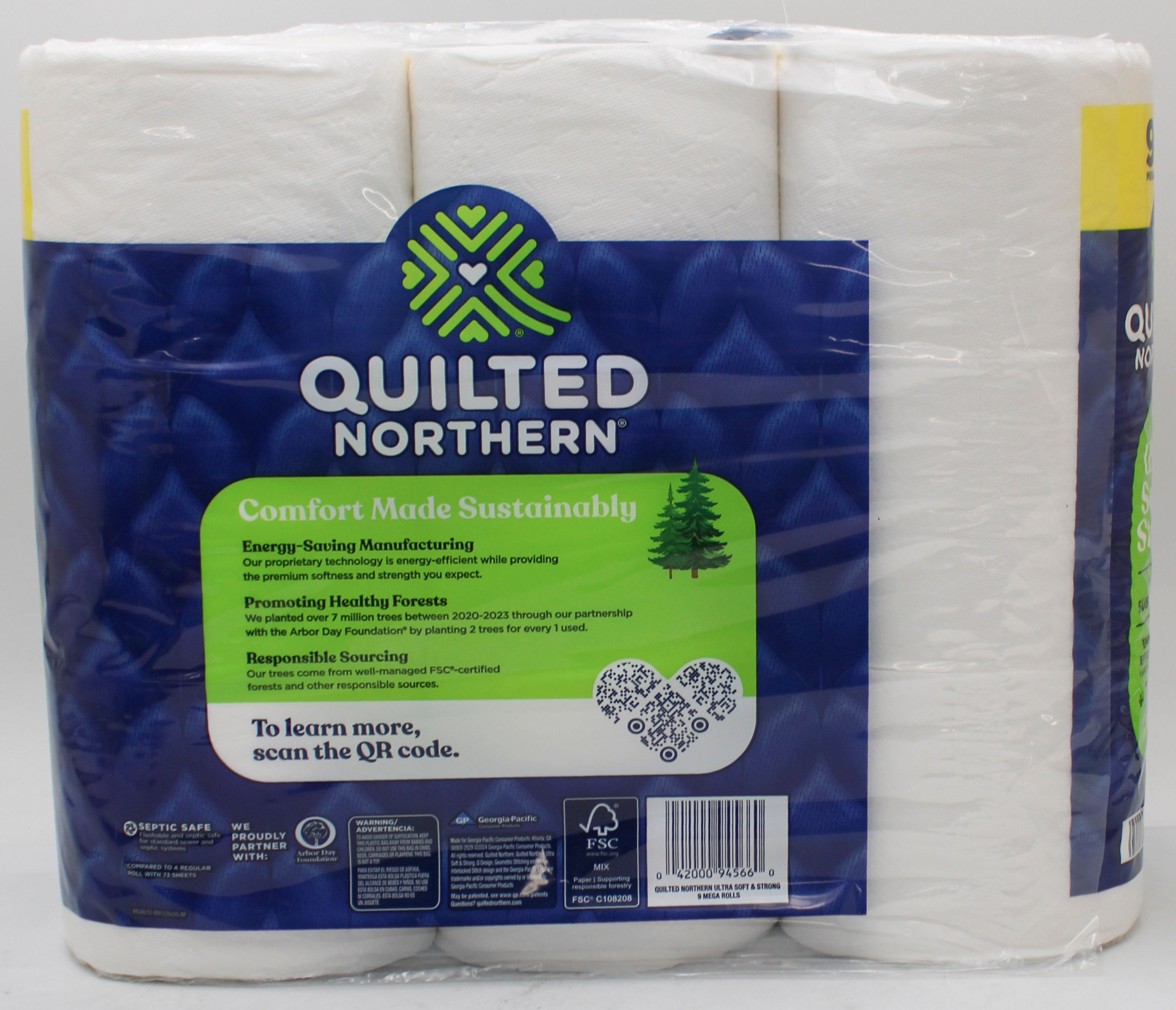 9 MEGA ROLL QUILTED NORTHERN TOILET PAPER
