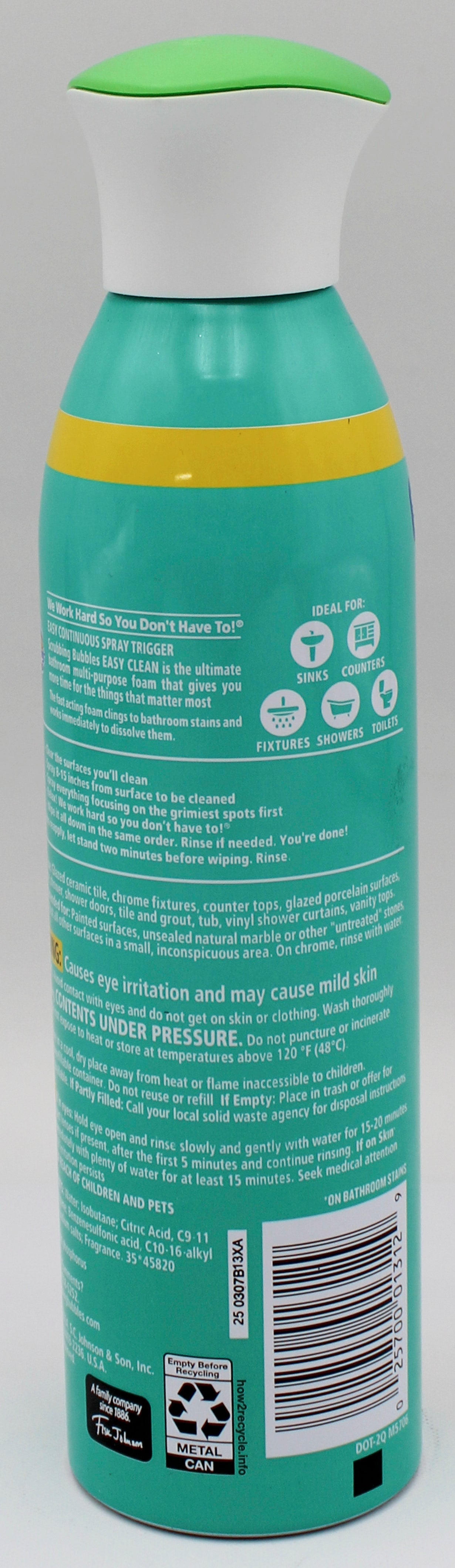 SCRUBBING BUBBLES EASY CLEAN MULTI PURPOSE FOAM 13.58oz US