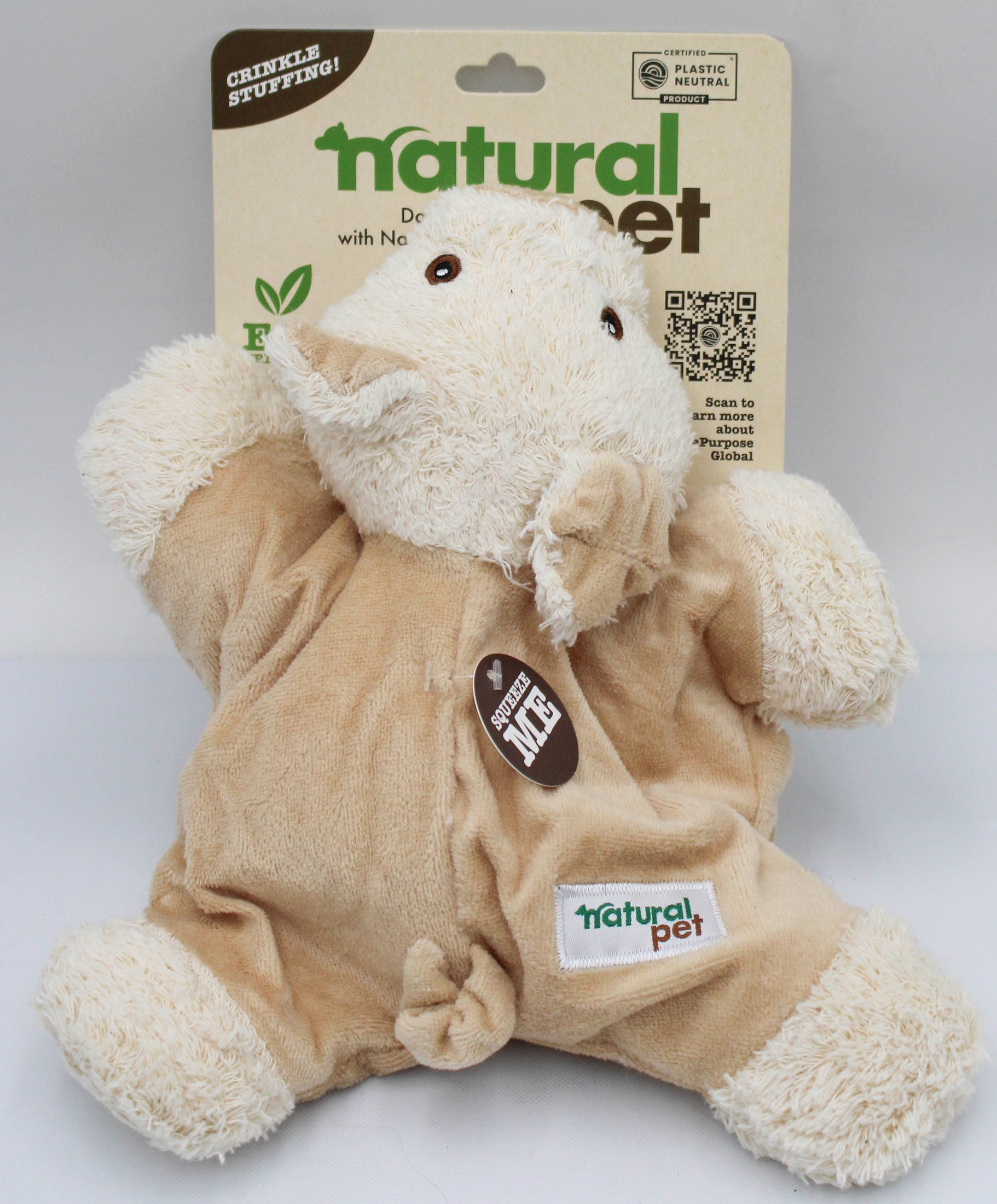 NATURAL PET PILLOW DOG TOY ASST