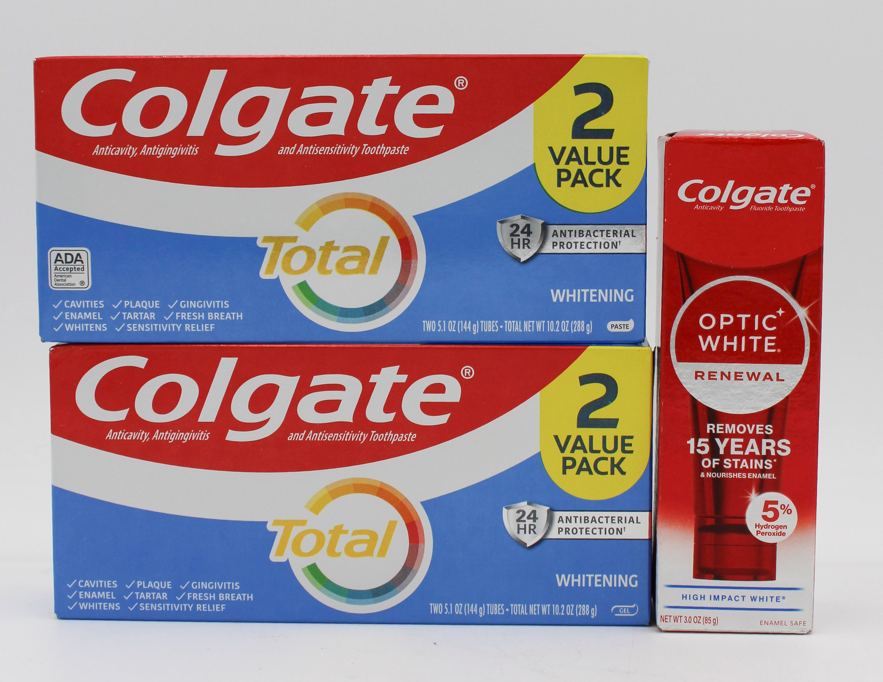 COLGATE TOTAL ASSORTED TOOTHPASTE DISPLAY NI