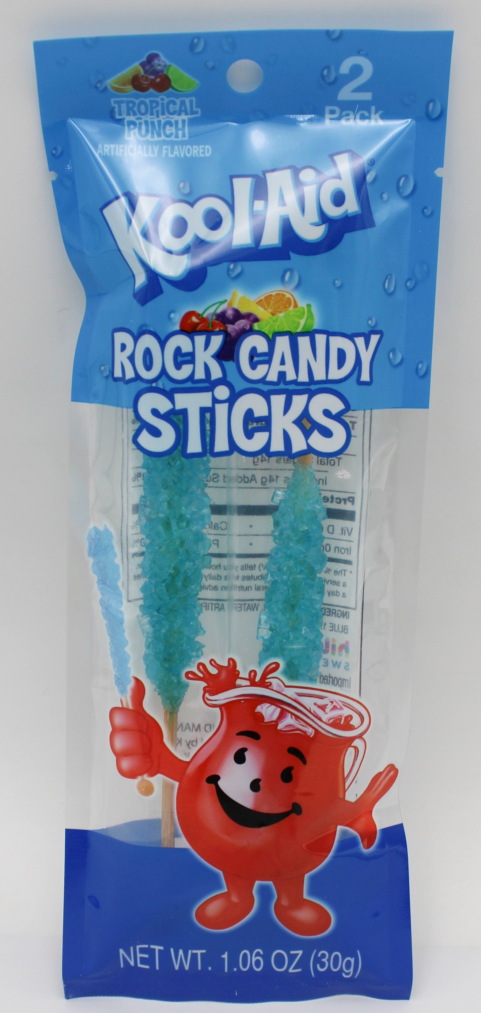 KOOL-AID 2ct Rock Candy Sticks 1.06oz (Pack of 2)