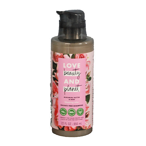 LOVE BEAUTY&PLANET SHAMPOO 22OZ- MURUMURU BUTTER&ROSE EXP7/19/2024