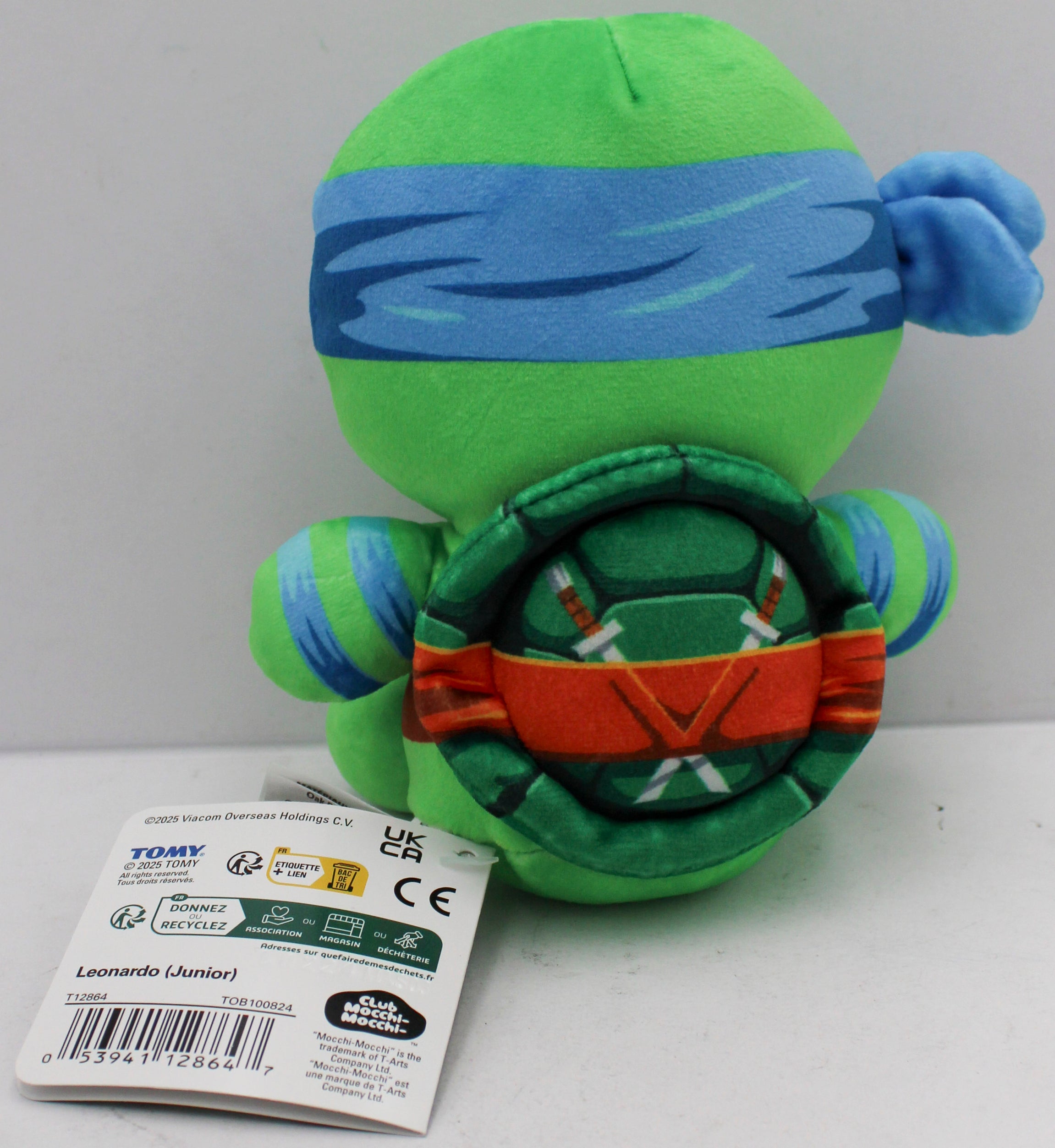 TMNT LEONARDO JUNIOR MOCCHI PLUSH 6"