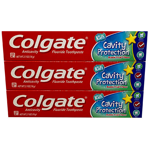 KID T Toothpaste Fruit 2.7oz 3-Pack Wholesale