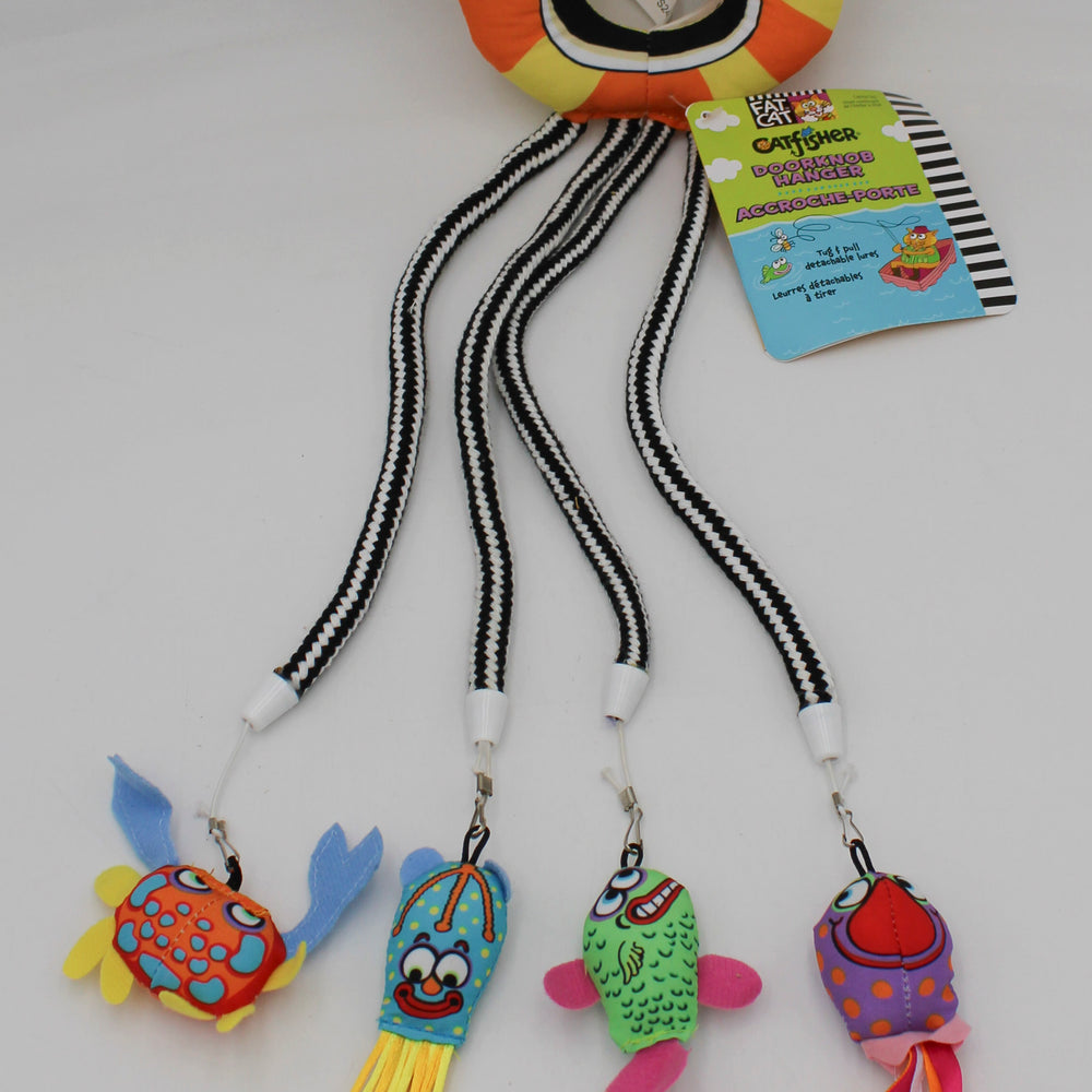 FATCAT CATFISHER DOORKNOB HANGER