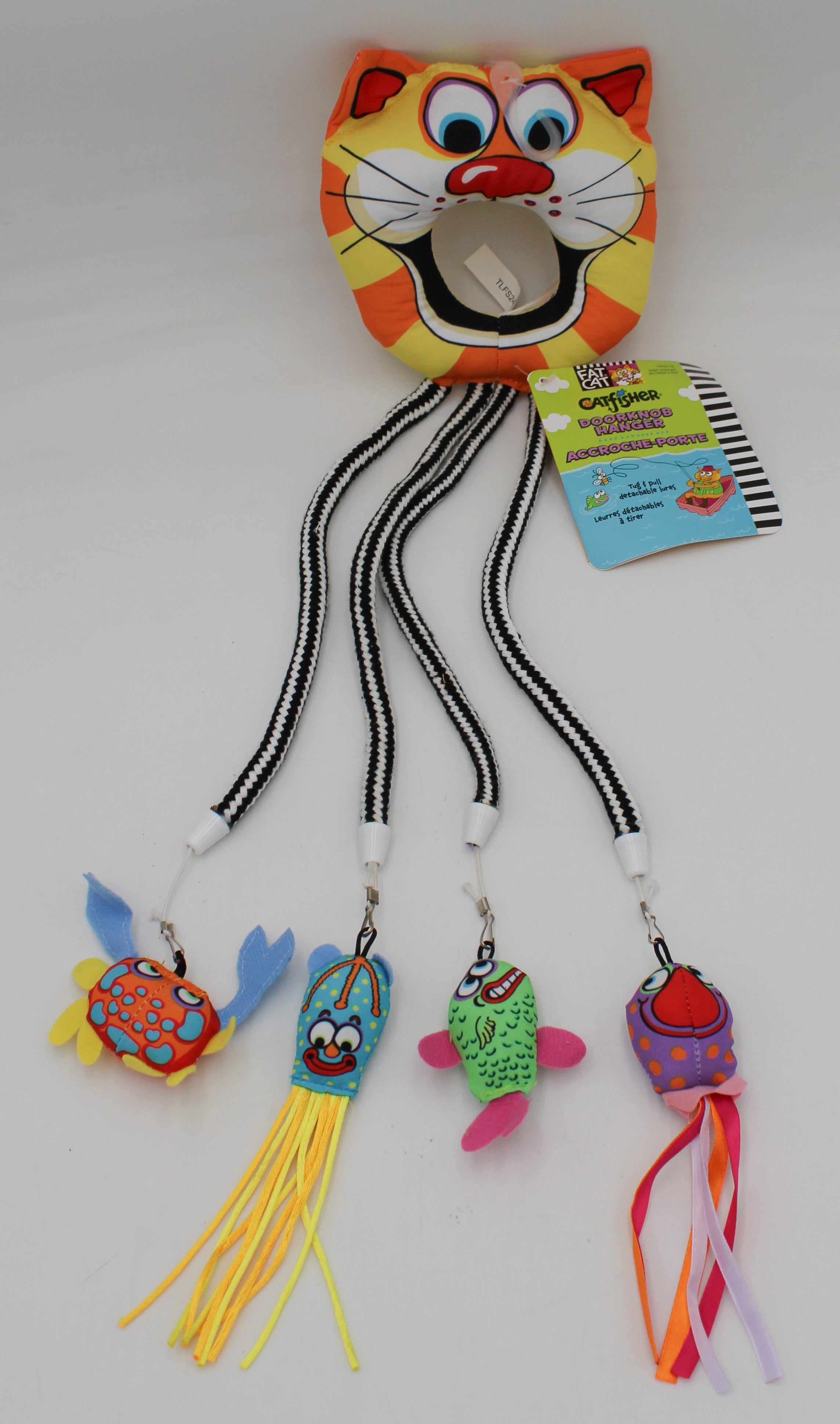 FATCAT CATFISHER DOORKNOB HANGER