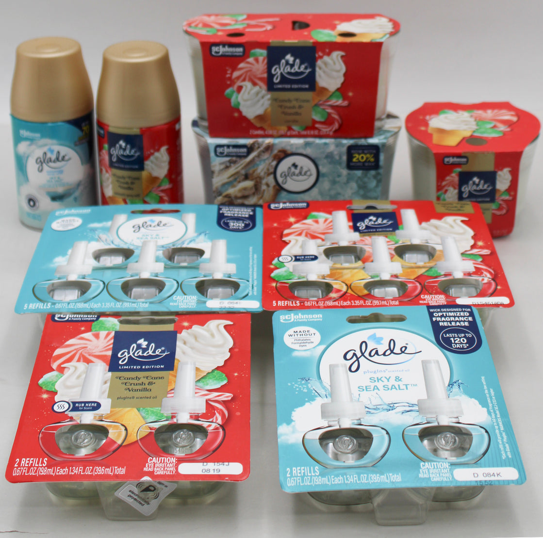 GLADE MIXED CANDY CANE PDQ