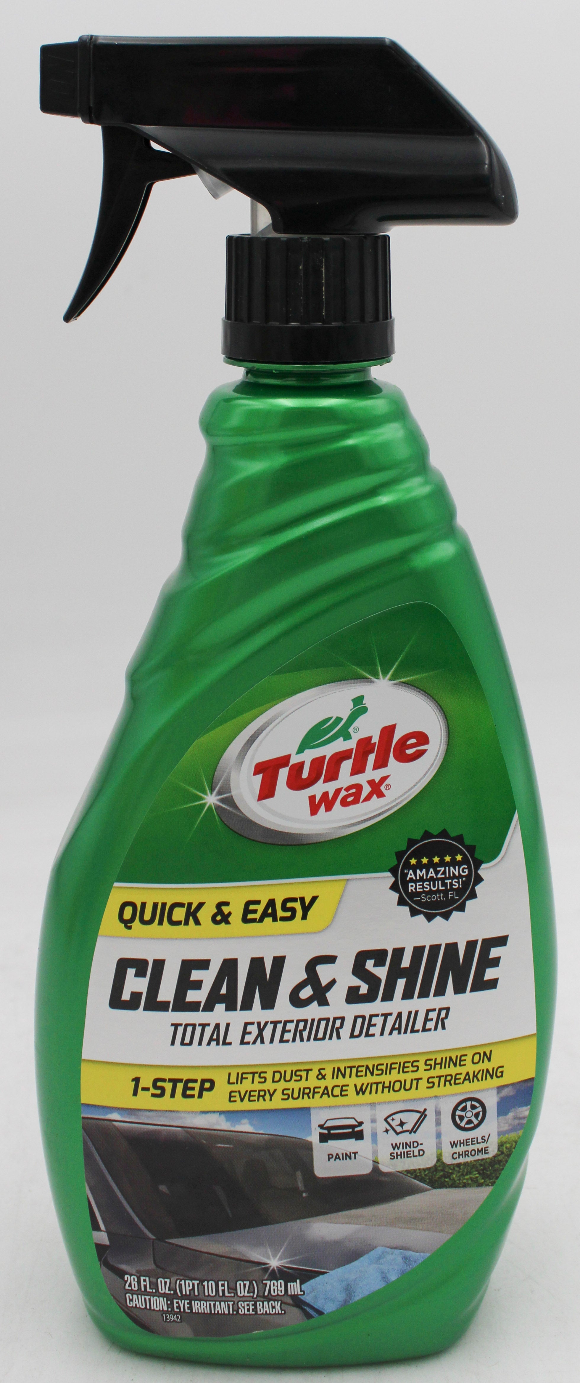 SP TURTLE WAX CLEAN & SHINE TOTAL EXTERIOR DETAILER 26oz