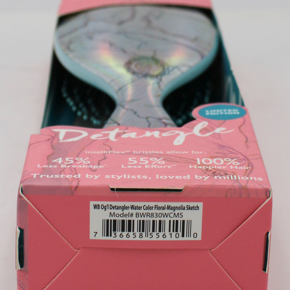 WET BRUSH ORIGINAL DETANGLER WATER COLOR FLORAL - MAGNOLIA SKETCH NI