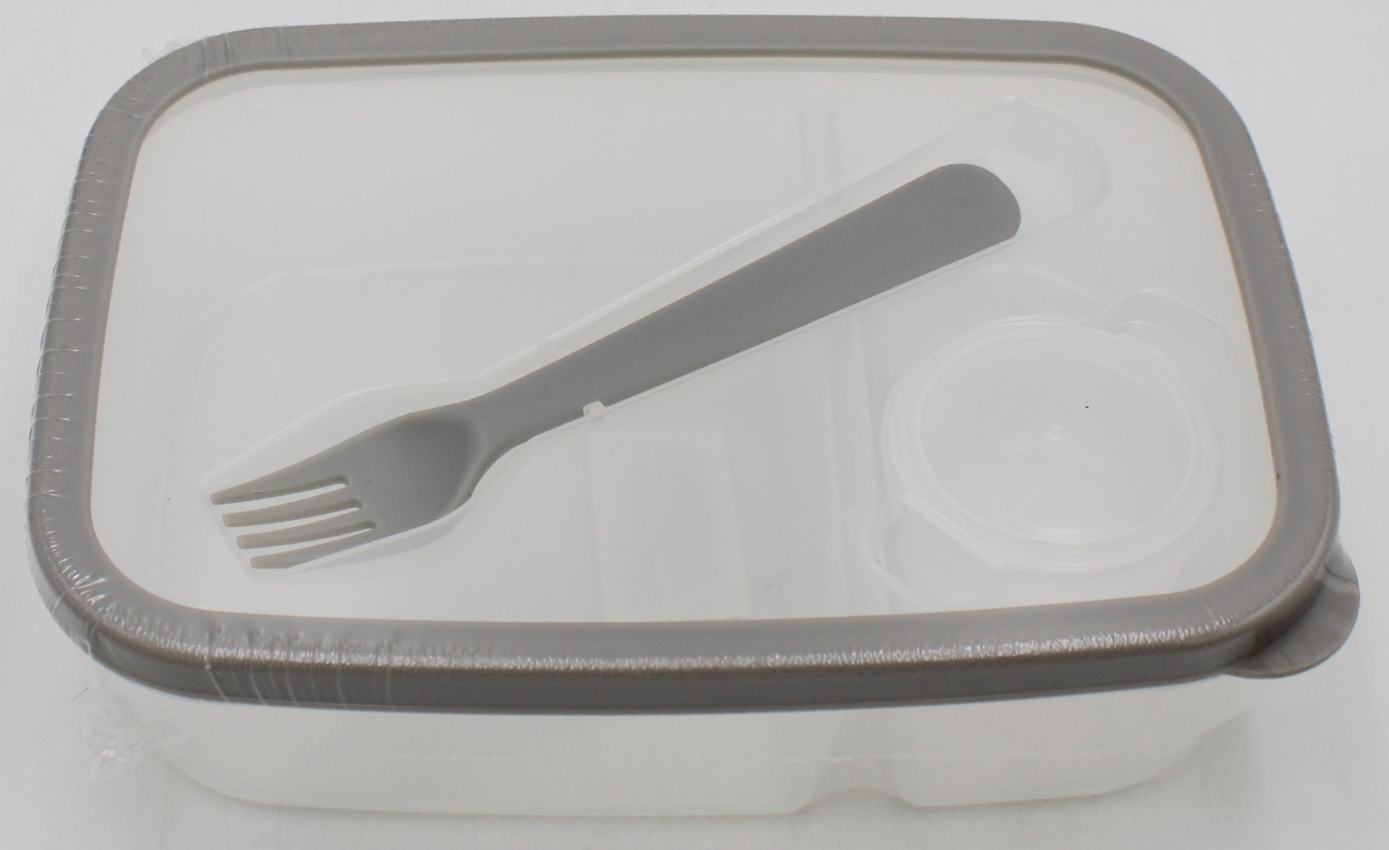 BYO LUNCH BOX W FORK N DRESSING CONTAINER  - ALLOY NI