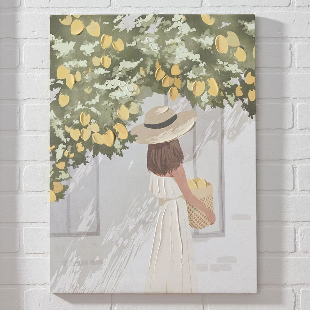 LEMON TREE CANVAS PRINT 18"L x 24W