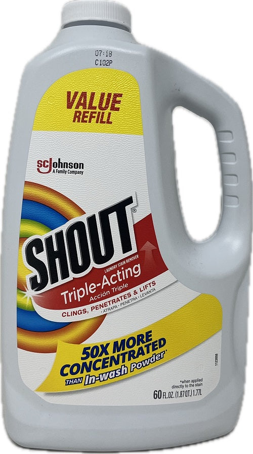 SP SHOUT STAIN REMOVER-REFILL 60oz