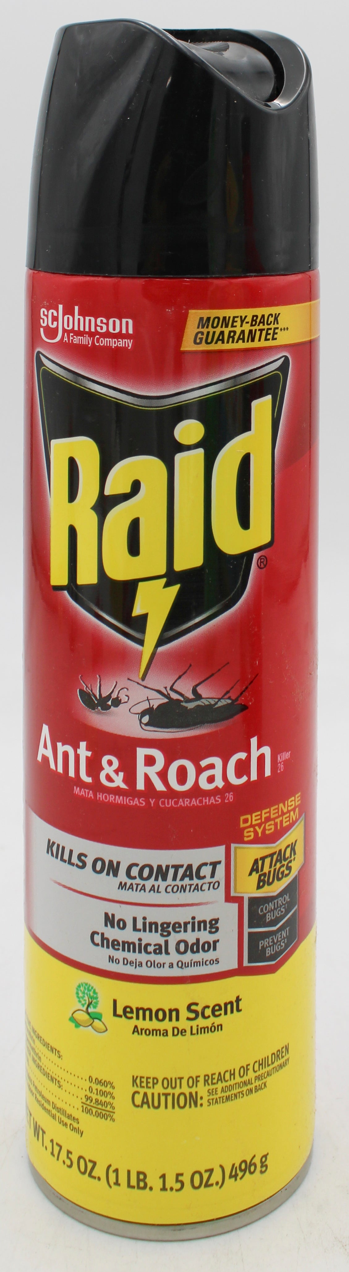 SP RAID ANT & ROACH 17.5oz-LEMON SCENT