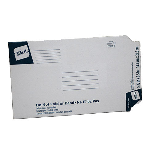 SEAL-IT PHOTO MAILER ENVELOPE 5.75inX8.5in