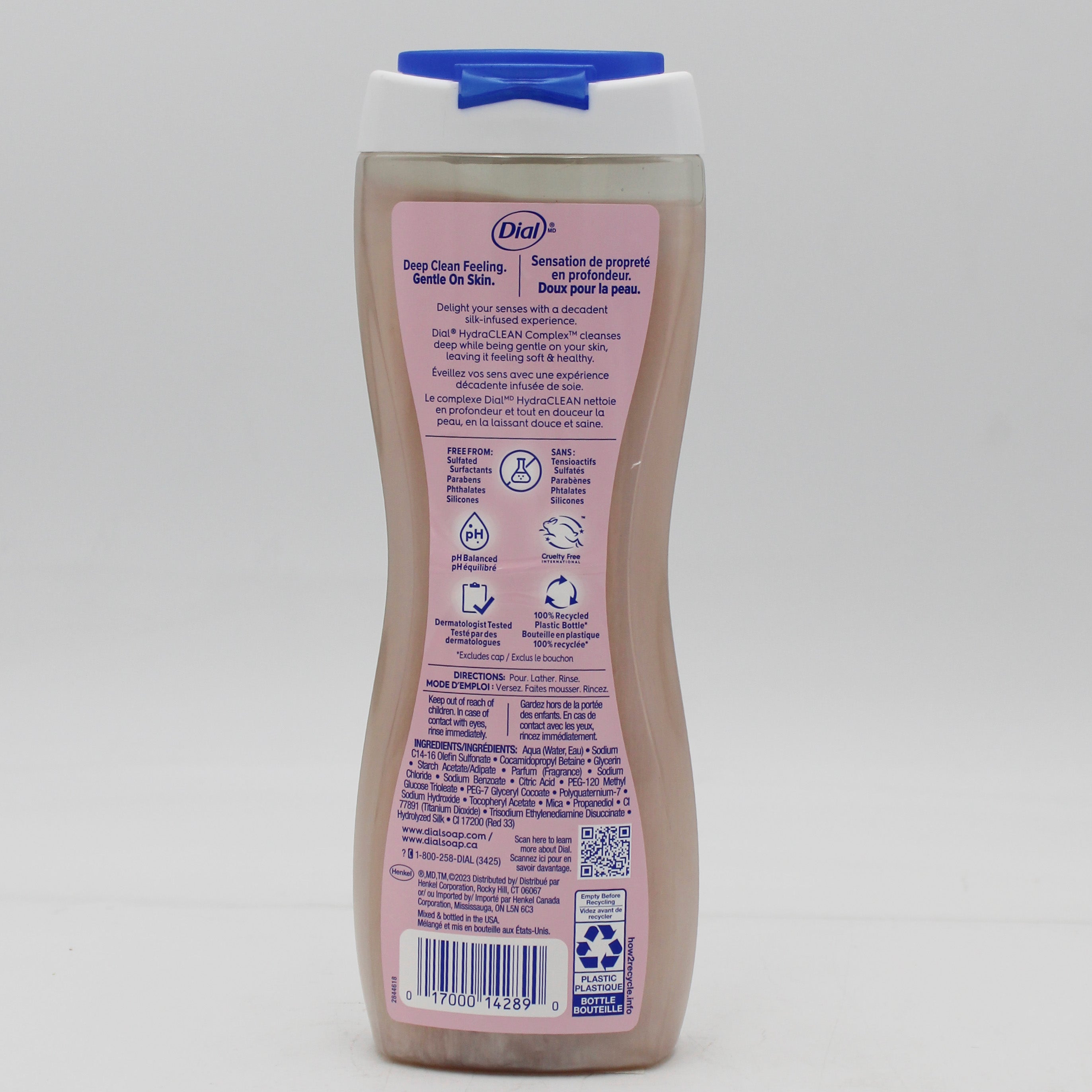 DIAL BODY WASH 16OZ-SILK & MAGNOLIA