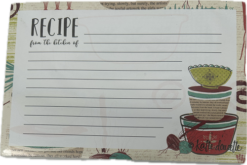 MAKE WITH LOVE RECIPE CARDS