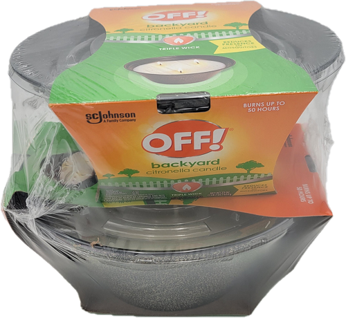 SP PEST2024 OFF CITRONELLA CANDLE BACKYARD 2CT -23oz SD