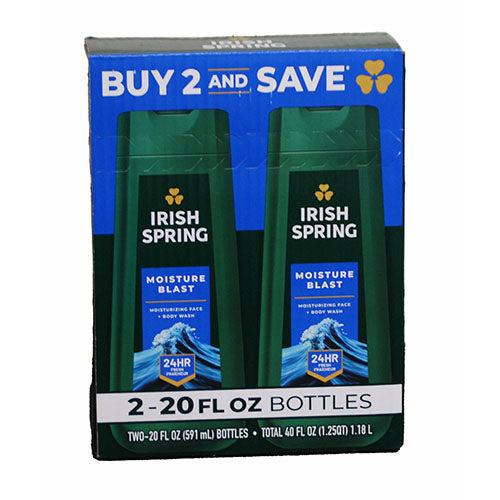 IRISH SPRING BODY WASH 20OZ-2PK-MOISTURE BLAST NI