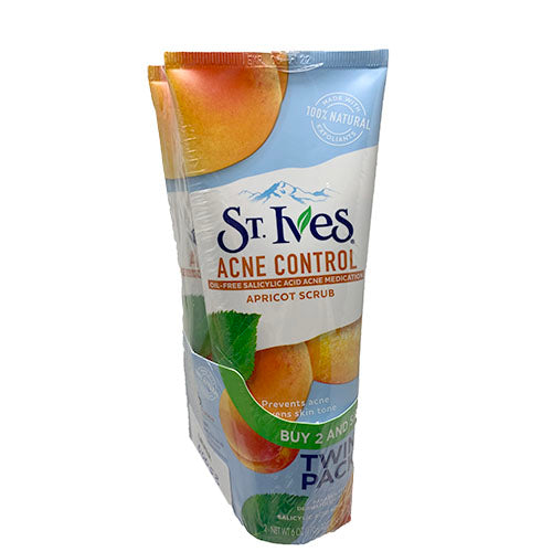 FACIAL SCRUB 6oz/2PK-APRICOT(5/22)