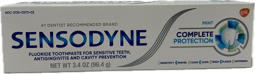 SENSODYNE TOOTHPASTE COMPLETE PROTECTION-MINT 3.4oz  EXP 7/31/25