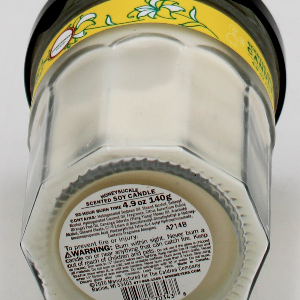 MRS MEYERS CANDLE HONEYSUCKLE 4.9oz