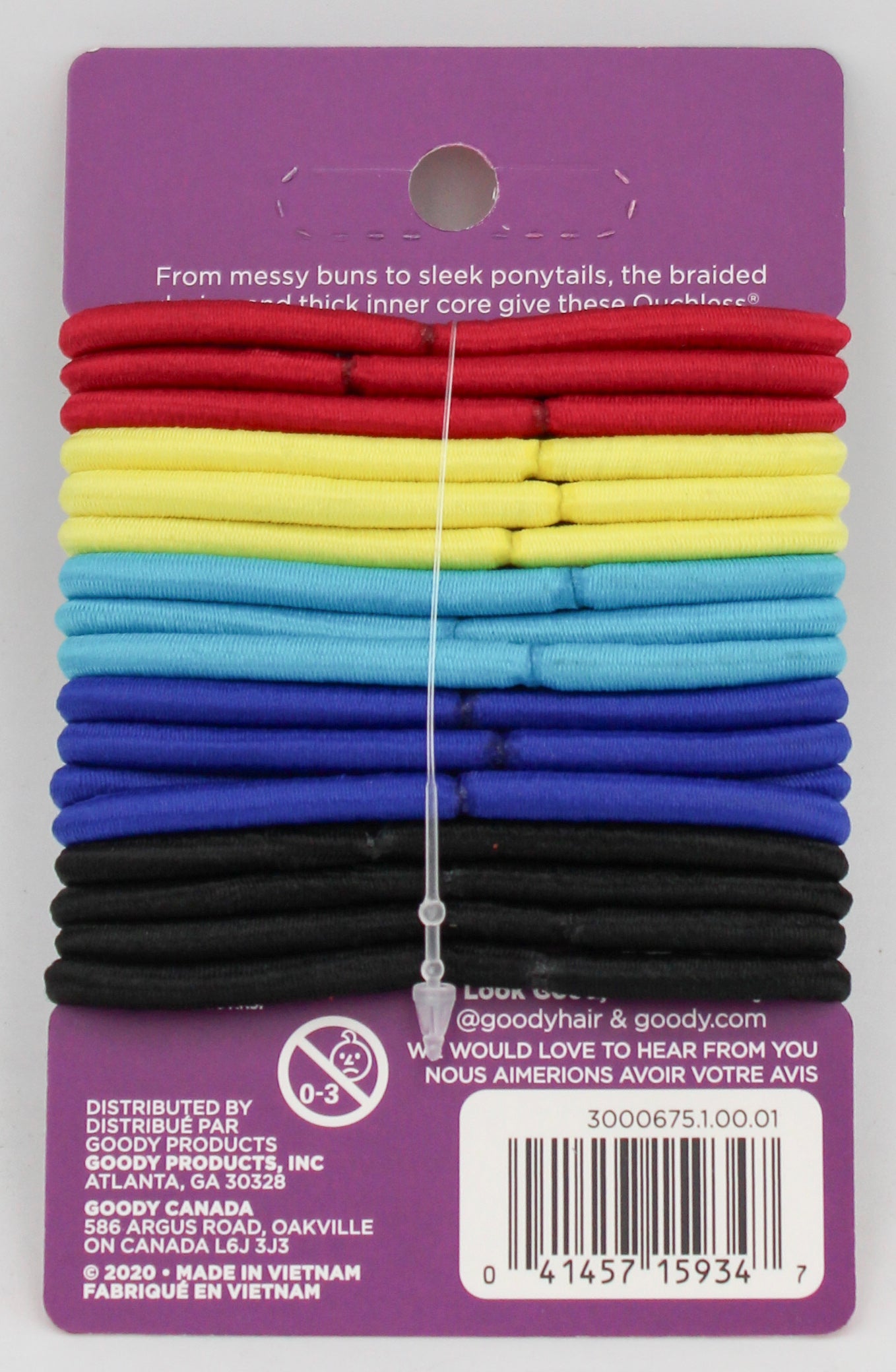GOODY ELASTICS OUCHLESS 4MM- 17 CT NI