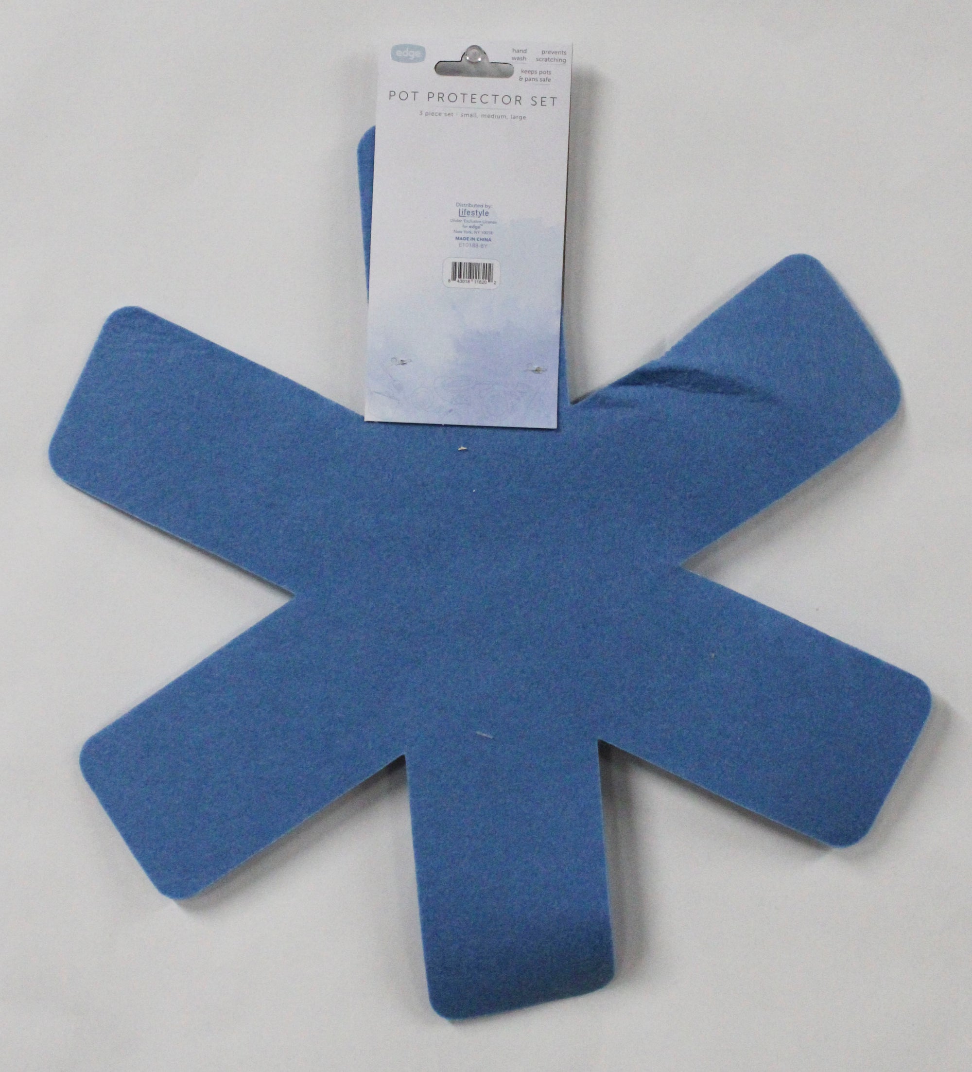 3PC PAN AND POT PROTECTOR PADS - BLUE